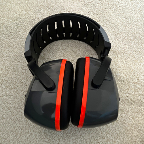 Black orange industrial - black, ear