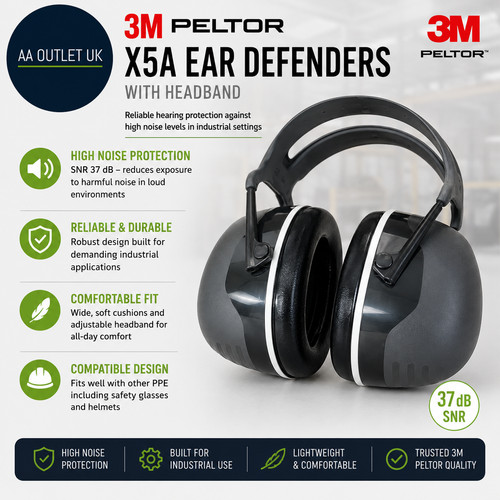 Peltor x5a ear defenders - 3m,